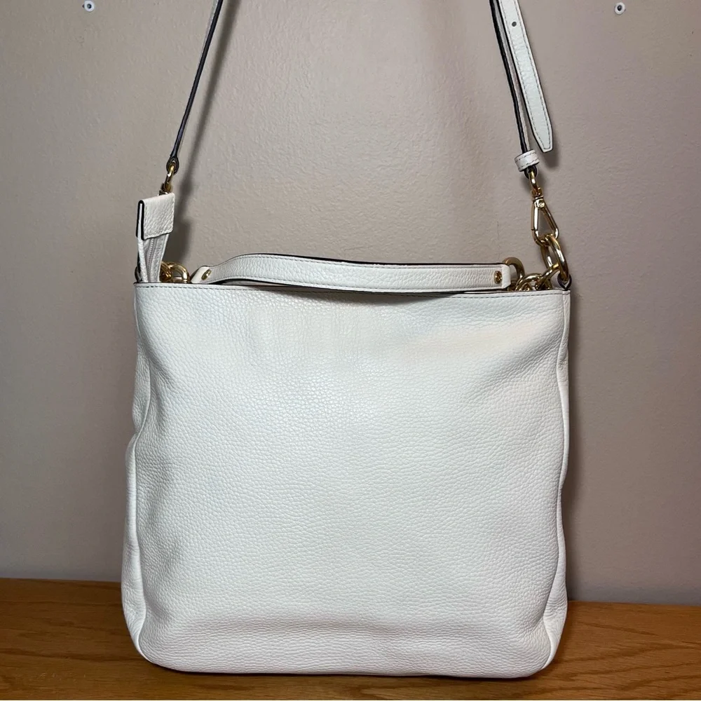 Michael Kors Hallie Large Leather Shoulder Tote/ Hobo Bag - Picture 2 of 15